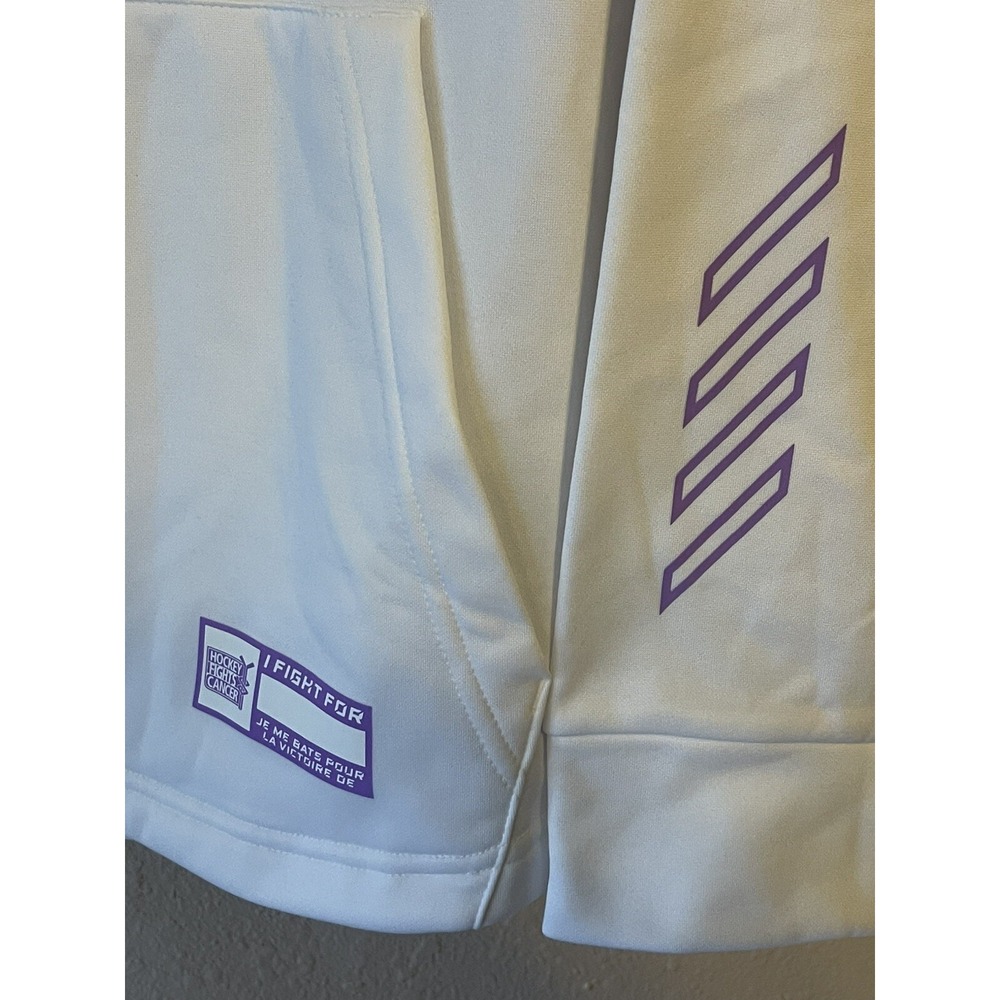 Men's 2XL NWOT Seattle Kraken Fanatics 2021 Hockey Fights Cancer Pullover Hoodie - Picture 5 of 9